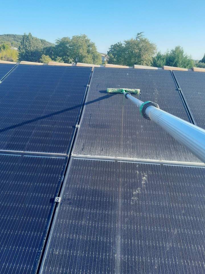 Nettoyage de panneau solaire à Alès
